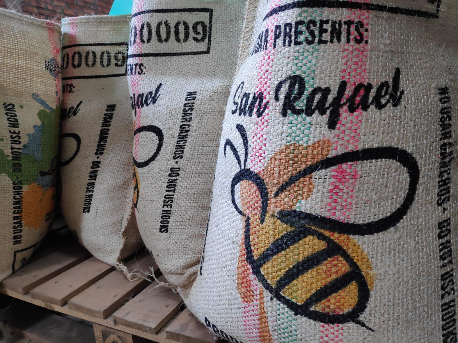 Origin Bridge Green Coffee Sacks Antwerp